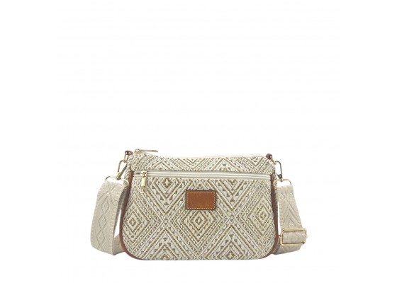 Bolso Bandolera Rafia